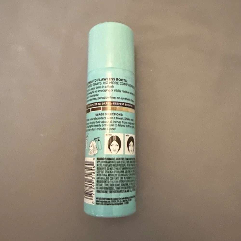 L'Oréal Paris Magic Root Cover Up Temporary Gray Concealer Spray, Dark Brown...
